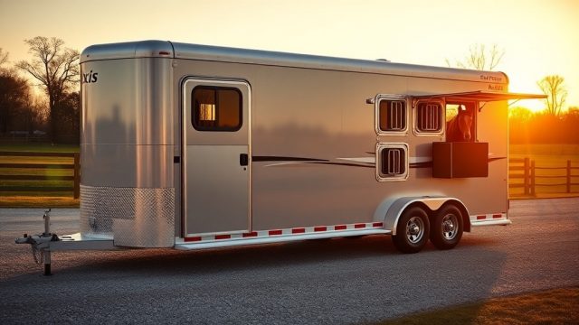 Exiss 3-Horse GN Horse Compartment: Ventilation & Dividers