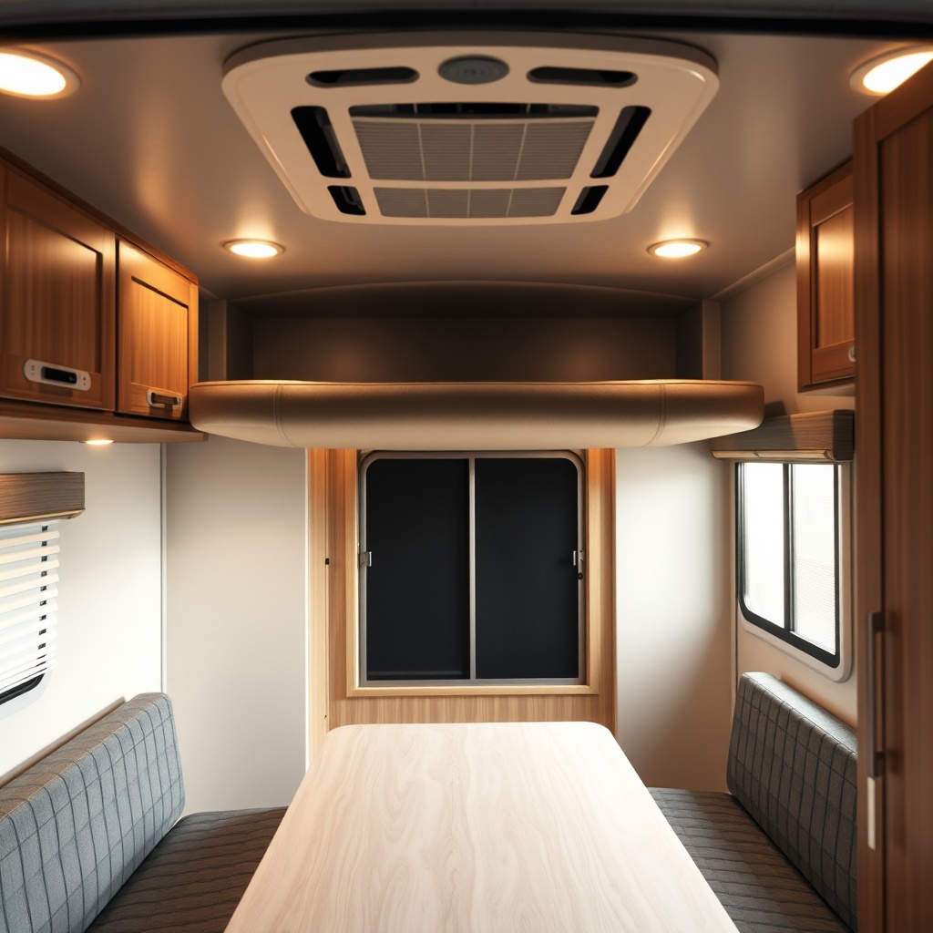 A clean photorealistic photo of the Exiss 3-Horse GN living quarters from the rear entranc