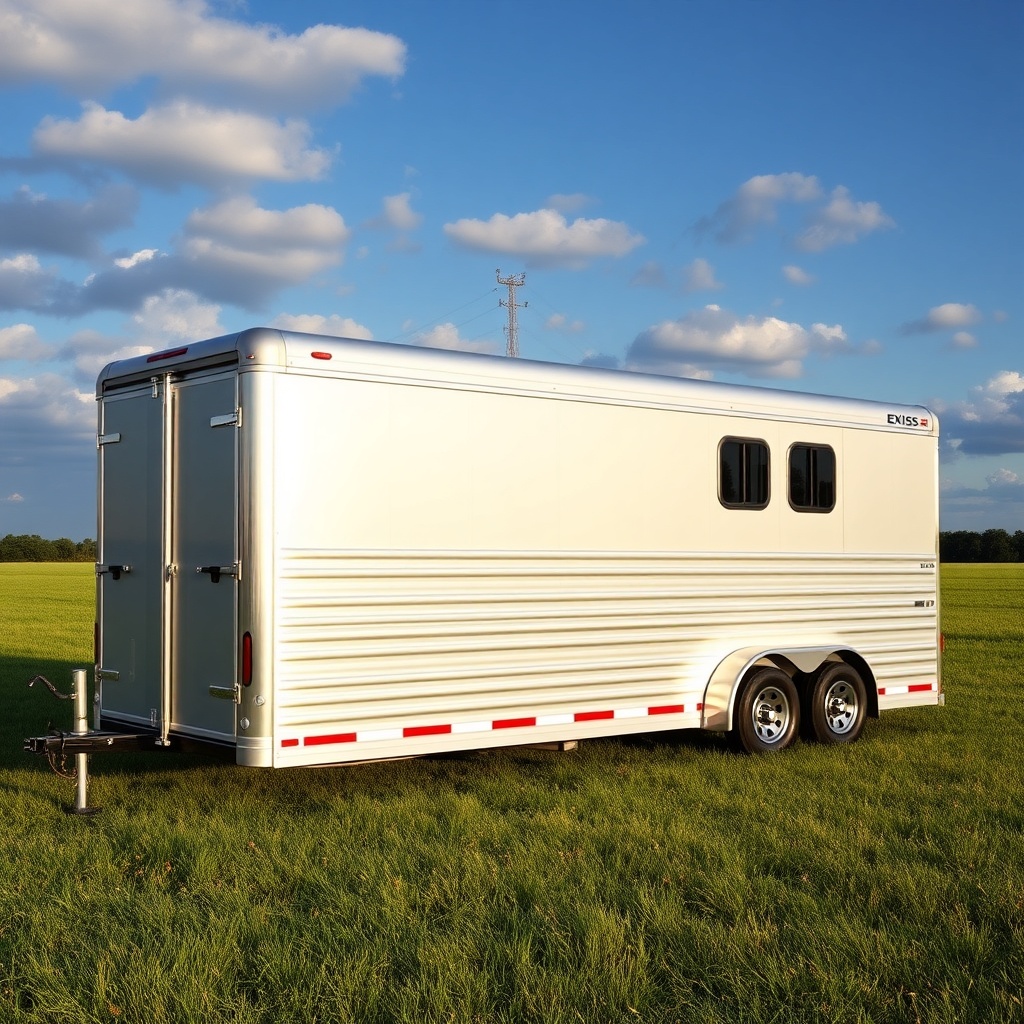 A side view of a clean