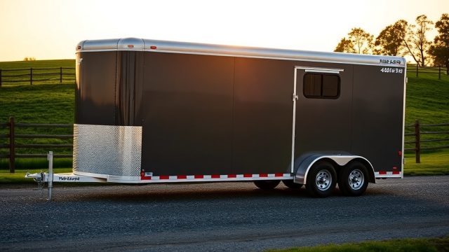 HorseTrailerPro Construction Durability: Aluminum Frame and Composite Panels
