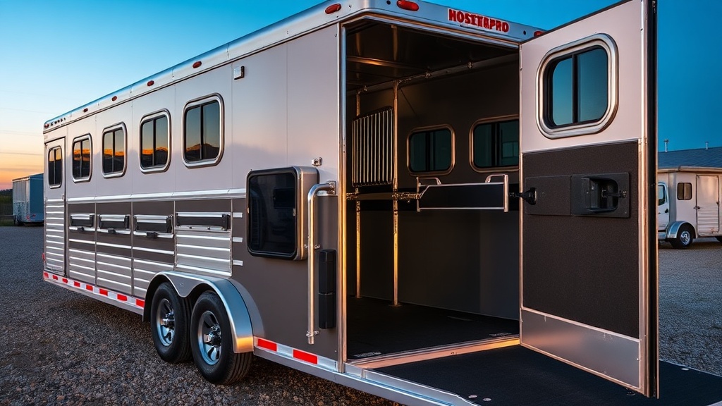 HorseTrailerPro Horse Compartment: Ventilation and Tie Rings Review