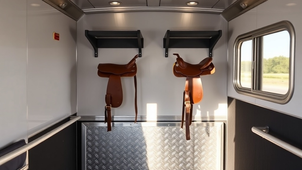 Sundowner SunLite Tack and Storage: Saddle Racks and Vents