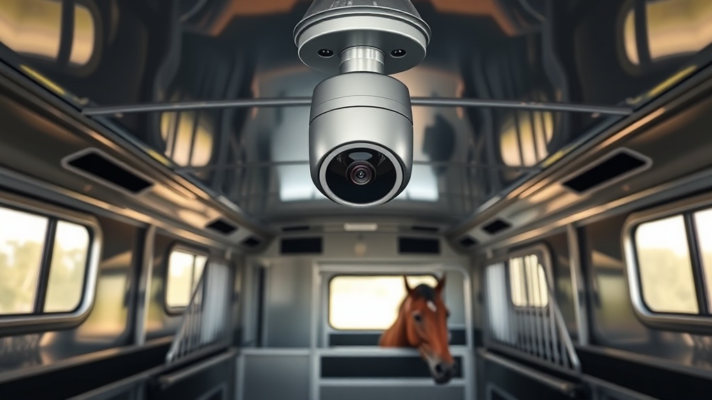 HorseTrailerPro Horse Compartment: Security Camera Systems for Monitoring Horses