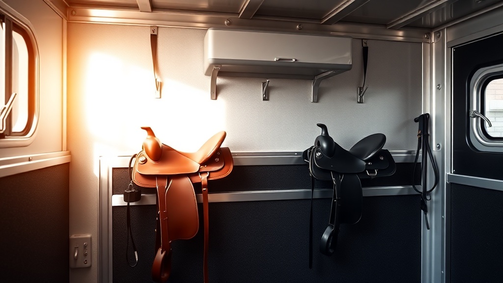 HorseTrailerPro Tack Storage: Saddle Rack Installation and Adjustability Tips