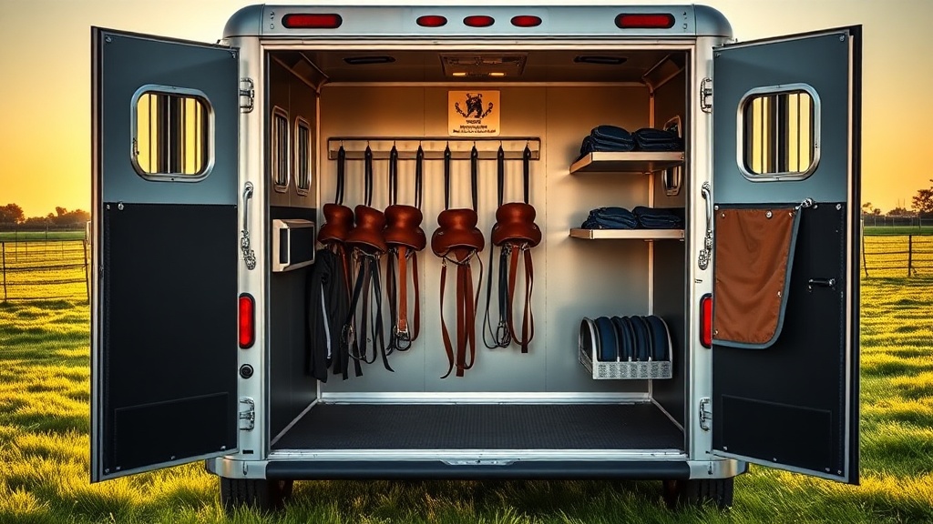 HorseTrailerPro Tack Storage: Saddle Rack Load Capacity Review